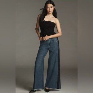 NWT Size 33 Tall (Waist 20.25") - The Adi Tuxedo Mid-Rise Flare Jeans by Pilcro